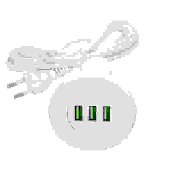 StrongPower USB nabíječka, 3x nabíjecí výstupy bílá
