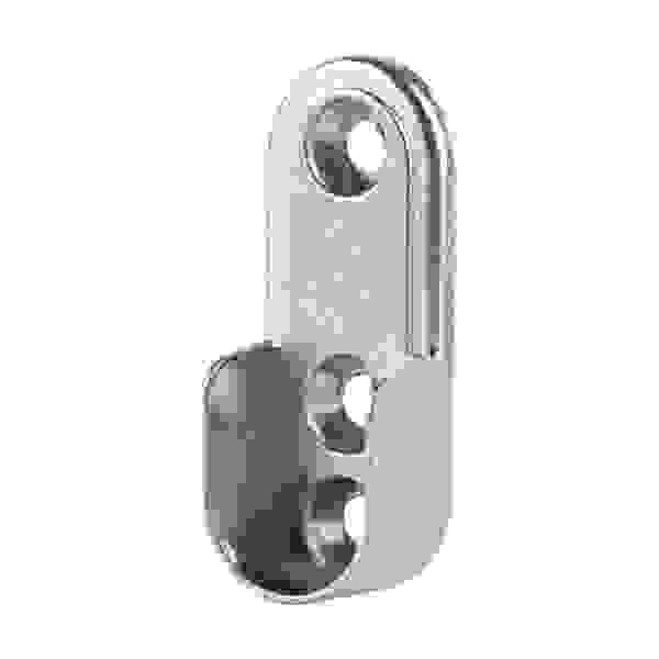 StrongWire držák šatní tyče oválné RT03 průměr 15mm chrom