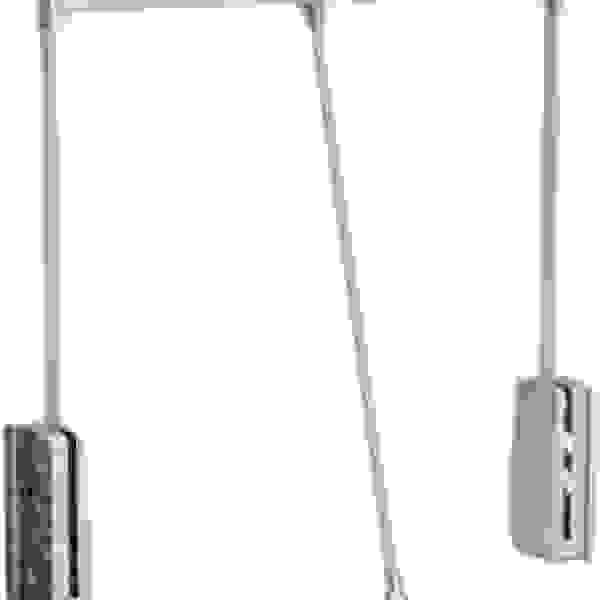 StrongWire tyč šatní sklopná 690-920mm stříbrná/alu
