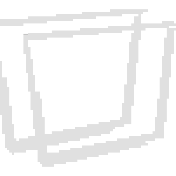 STRONG stolová podnož konvexní, 420x580, bílá