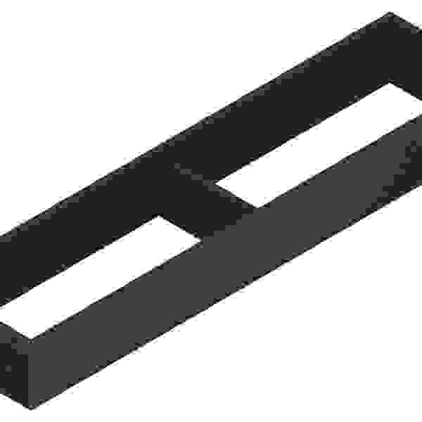 BLUM ZC7S450RS1 Ambia-line rámeček pro LBX/MVX, NL=450/Š=100 karbon černá CS-M