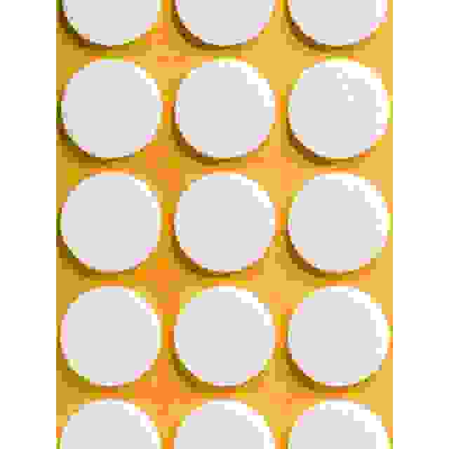 Filcová podložka 28/3mm bílá arch (15ks)