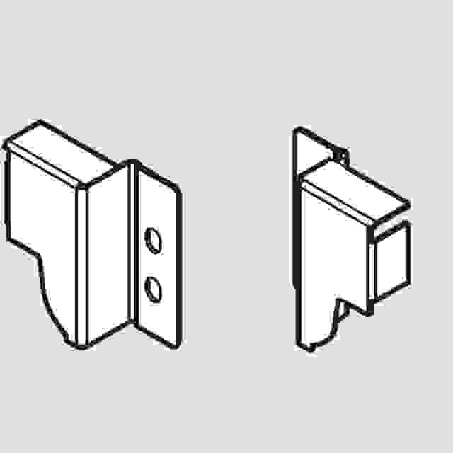BLUM Z30M000S.45 držák zad Space Corner "M" bílý P+L