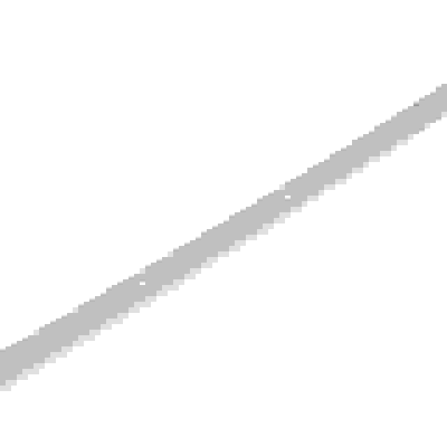 Ukončovací lišta pro pracovní desku 38mm "0" radius délka 900mm pravá hliník