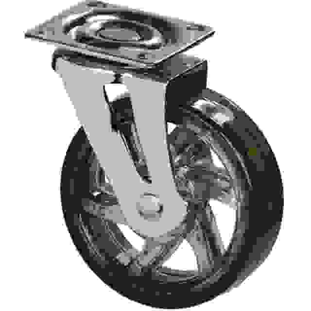 StrongCastors Kolečko TOP, průměr 75 mm, transparentní tmavá, bez brzdy