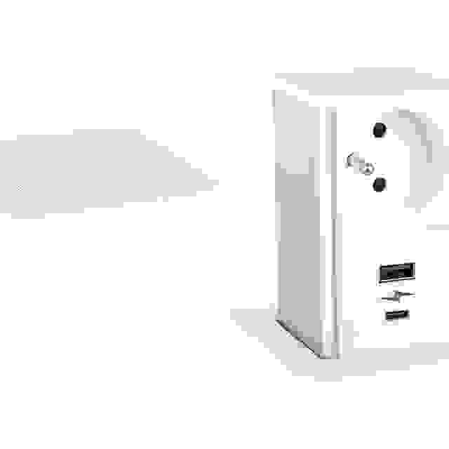 StrongPower PowerUp zásuvka, 1x230V, USB A/C nabíjecí, Bílá, Fr