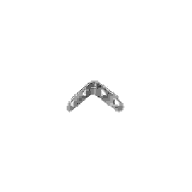 STRONG Úhelník 30x30mm s prolisem zinek bílý