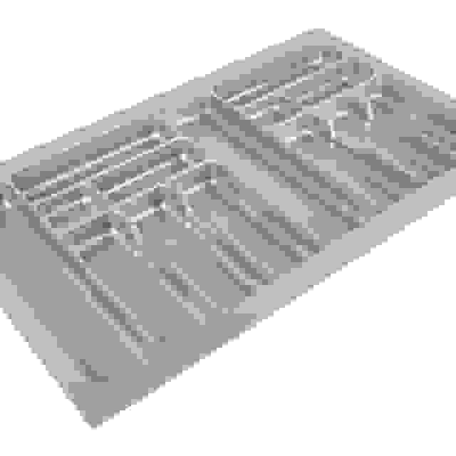 StrongIn Příborník 90/490 (835 x 490 mm) metalíza