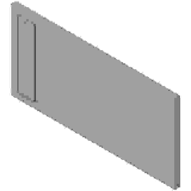 BLUM ZC7Q0P0FS Ambia-line příčné dělení LBX/MVX (ZC7F400RSP) Indium šedá IG-M