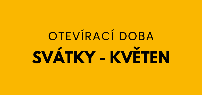 OTEVÍRACÍ DOBA - Květen (svátky)